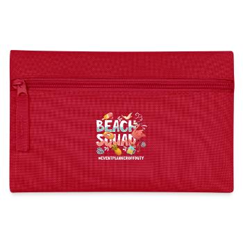 Eventplaner Vacation Beach Group - Federtasche - Rot - Vorne
