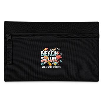 Engineer Vacation Beach Group - Pencil Case - black - Front