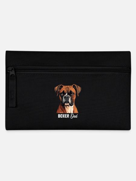 Dog Boxer - Pencil Case - black
