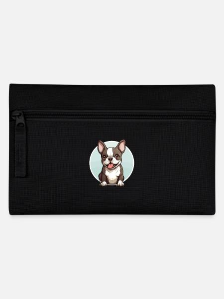Chien Boston Terrier - Trousse - noir