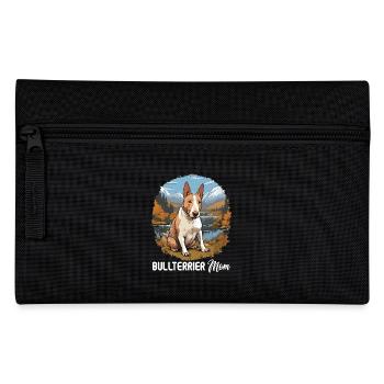 Dog Bull Terrier - Pencil Case - black - Front