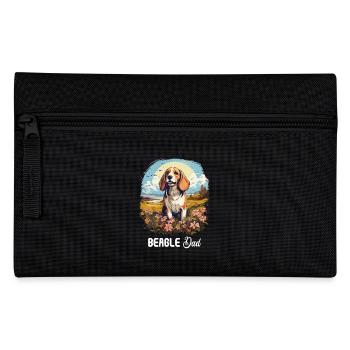 Chien Beagle - Trousse - noir - Devant