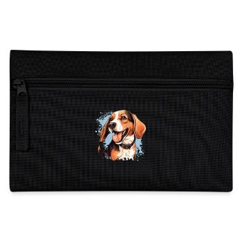 Chien Beagle - Trousse - noir - Devant