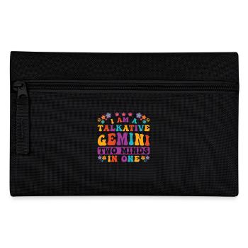 Personnalité du zodiaque Gémeaux Groovy Cool Idée de Gémeaux - Trousse - noir - Devant