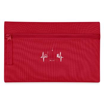Tokyo Skyline Heartbeat Japan Heart I Love Tokyo - Trousse - rouge - Devant