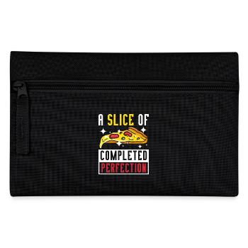 La pizza, une part de perfection - Trousse - noir - Devant