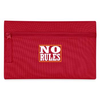 No Rules - Pencil Case - red - Front