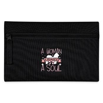 A woman a pekingese a soul - Pencil Case - black - Front