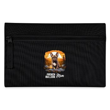Dog French Bulldog - Pencil Case - black - Front