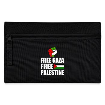Free gaza free palestine - Federtasche - Schwarz - Vorne