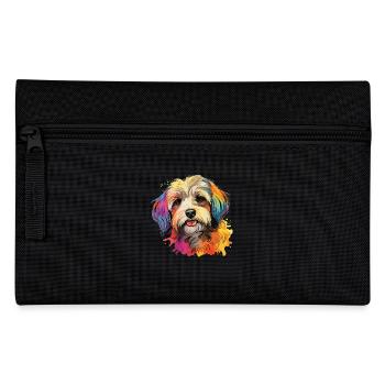 Chien Bichon Havanais - Trousse - noir - Devant