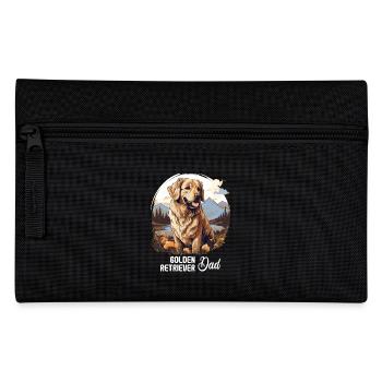 Dog Golden Retriever - Pencil Case - black - Front