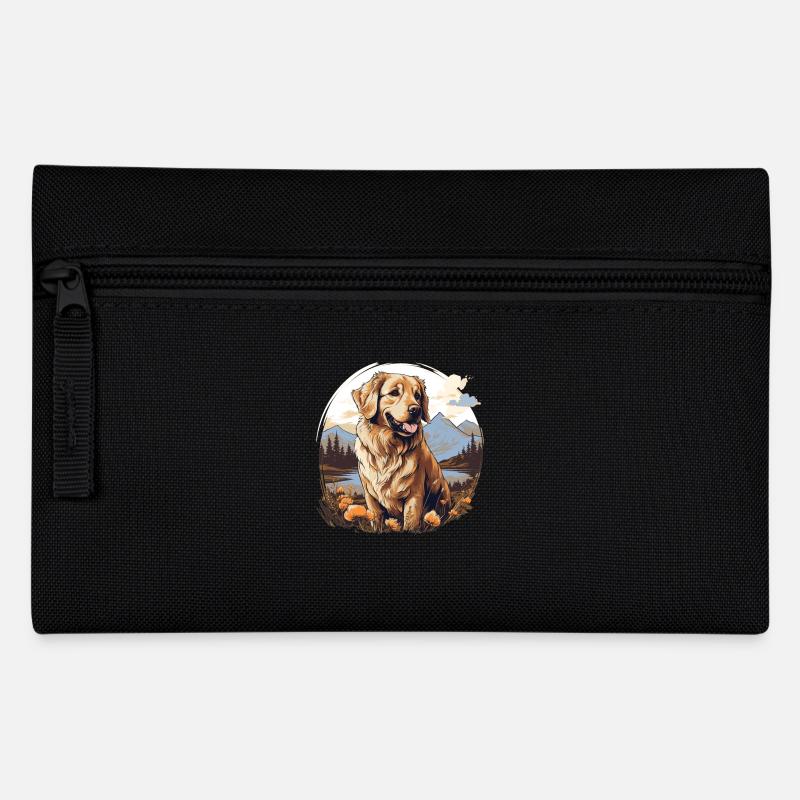 Chien Golden Retriever - Trousse - noir
