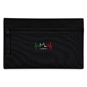 Florence Skyline Italy Heartbeat I Love Firenze - Pencil Case - black - Front