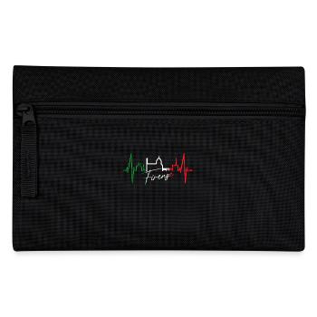 Florence Skyline Italy Heartbeat I Love Firenze - Pencil Case - black - Front