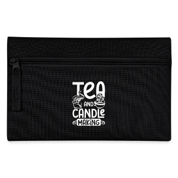 Tea and candle making - Pencil Case - black - Front