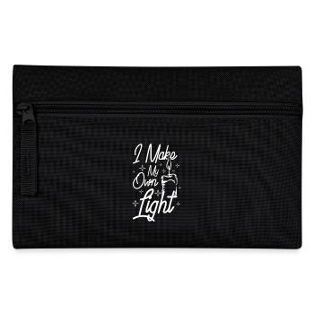 I make my own light, candle making - Pencil Case - black - Front