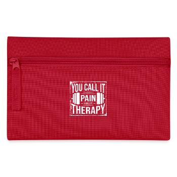 Motivation Fitness Gym Musculation Devis - Trousse - rouge - Devant