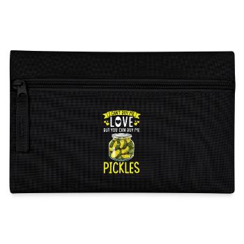 Pickles Lover Pickled Cucumber Gift - Pencil Case - black - Front