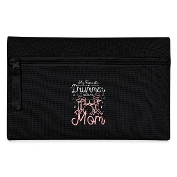 Fête des mères Mon batteur préféré m’appelle maman - Trousse - noir - Devant