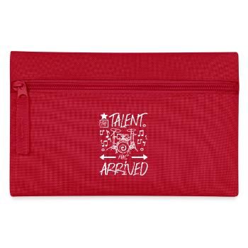 The talent has arrived drummer - Federtasche - Rot - Vorne