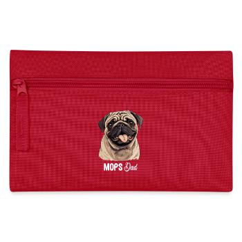 Pug - Pencil Case - red - Front