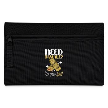Need tamale? I'm your girl - Pencil Case - black - Front