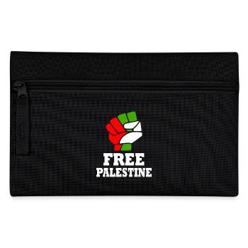Free palestine - Pencil Case - black - Front