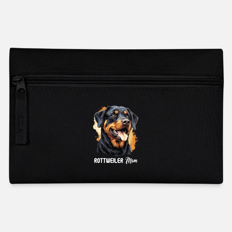 Rottweiler - Federtasche - Schwarz