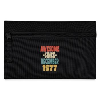 Awesome December 1977 - Pencil Case - black - Front