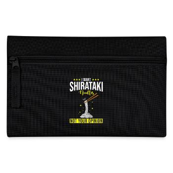 Nouilles Shiritaki - Trousse - noir - Devant