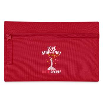 Shiritaki Noodles - Pencil Case - red - Front