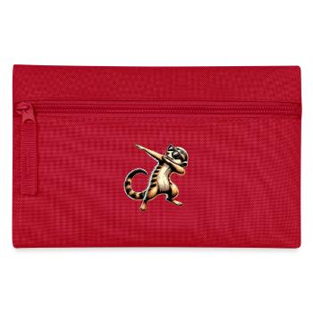 Tamponner le suricate avec des lunettes de soleil Cool Meerkat - Trousse - rouge - Devant