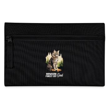 Norwegian Forest Cat - Federtasche - Schwarz - Vorne