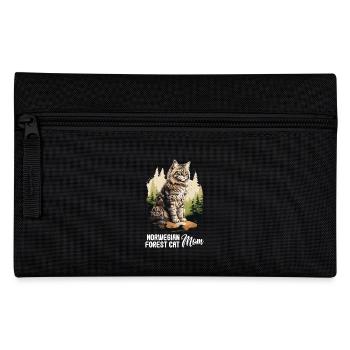 Norwegian Forest Cat - Federtasche - Schwarz - Vorne