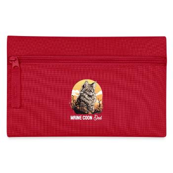 Maine Coon - Pencil Case - red - Front