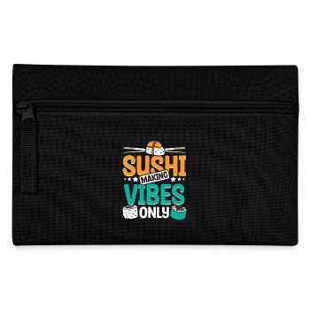 Sushi making vibes only - Federtasche - Schwarz - Vorne