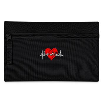 Sylt Skyline North Sea Heartbeat North Frisia Sylter - Pencil Case - black - Front