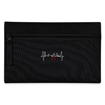 Sylt Skyline North Sea Heartbeat North Frisia Sylter - Pencil Case - black - Front