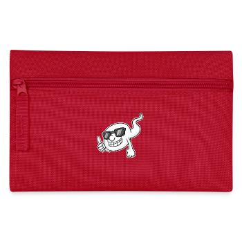 Sperma mit Sonnebrille - Federtasche - Rot - Vorne