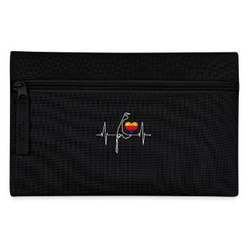 Sylt Skyline North Sea Heartbeat North Frisia Sylter - Pencil Case - black - Front