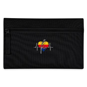 Sylt Skyline North Sea Heartbeat North Frisia Sylter - Pencil Case - black - Front
