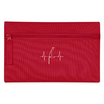 Sylt Skyline North Sea Heartbeat North Frisia Sylter - Pencil Case - red - Front