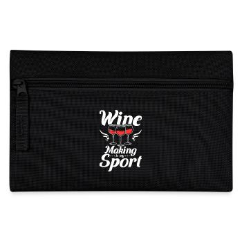 Wine making is my sport - Pencil Case - black - Front