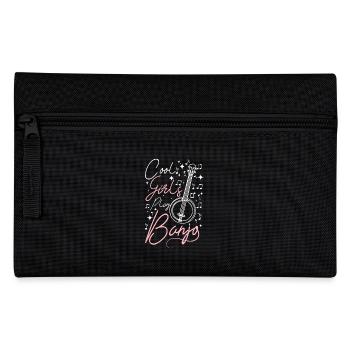 Cool girls play banjo - Federtasche - Schwarz - Vorne
