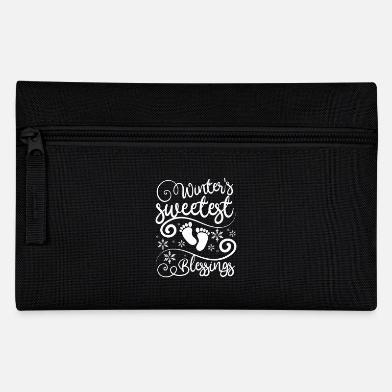 Becoming Mom & Dad, winters sweetest blessings - Federtasche - Schwarz