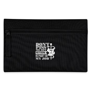 Veterinarian Veterinarian Neutering Part Of My Job - Pencil Case - black - Front