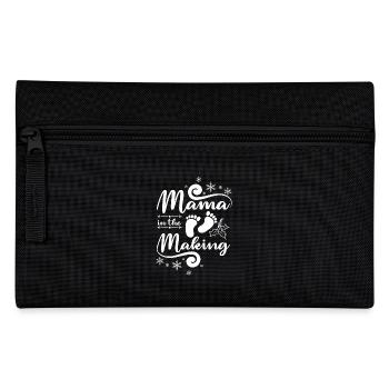 Maman, Mère, Maman de Noël en devenir - Trousse - noir - Devant