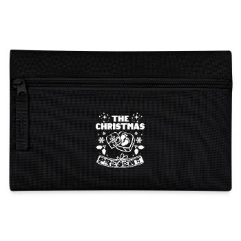 Children pregnant newborn christmas present - Pencil Case - black - Front