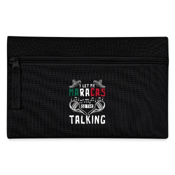 I let my maracas do the talking - Pencil Case - black - Front